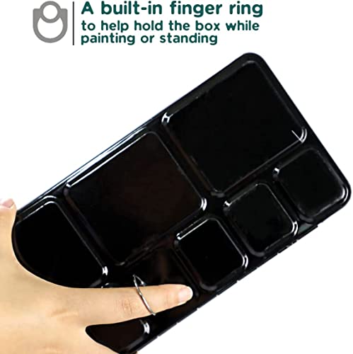 PENTRISTA Watercolor Paint set, 36 Colors Premium Solid Watercolor Half Pans in Tin Box, 1 refillable Water Brush Pen, Art Pigment Kit Perfect for PENTRISTA