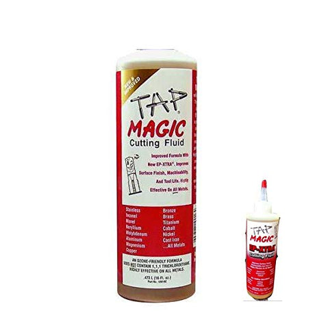 TAP Magic 10016E EP-XTRAOZ ONE Friendly Cutting FLUIDS - 16 OZ. SPOUT TOP Tap Magic