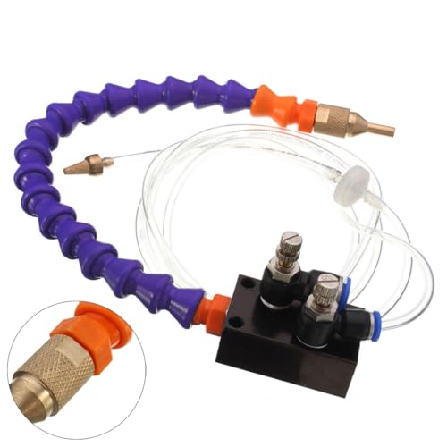 OriGlam Mist Coolant Lubrication Spray System for Metal Cutting Engraving Cooling Sprayer Machine for Air Pipe CNC Lathe Milling Drill OriGlam