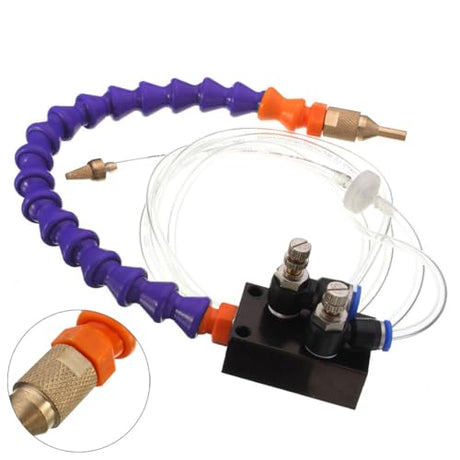 OriGlam Mist Coolant Lubrication Spray System for Metal Cutting Engraving Cooling Sprayer Machine for Air Pipe CNC Lathe Milling Drill OriGlam