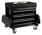 Performance Tool W85025 3-Drawer Rolling Tool Chest Seat With Magnetic Side Trays Performance Tool
