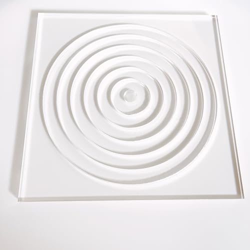 Multi Circle Router, Tracing Template, Router Inlay Template, Router Jig, Woodworking Template, Craft Template Phocaea