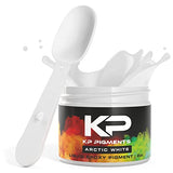 KP Pigments Epoxy Pigment, Epoxy Resin Tint with Spoon for Arts and Crafts, Jewelry, and Cups (Arctic White) KP Pigments