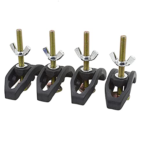 4PCS Press Plate Clamp, CNC Arcuate Press Plate Clamp - T Track Hold Down Clamps Woodworking for CNC Milling Engraving Machine - WoodArtSupply