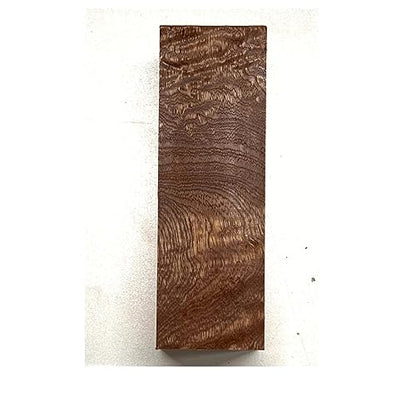 Exotic Wood Zone's Quilted Curly Sapele Turning Wood Blanks | Spindle Blanks | 2" x 2" x 6" | Square Wood Blanks | Pool Cue Blanks | Air Dried | - WoodArtSupply