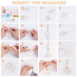 FREEBLOSS 6 Set Christmas Macrame Kit for Beginners Christmas Tree Hanging Ornaments for Holiday Wall Hanging FREEBLOSS