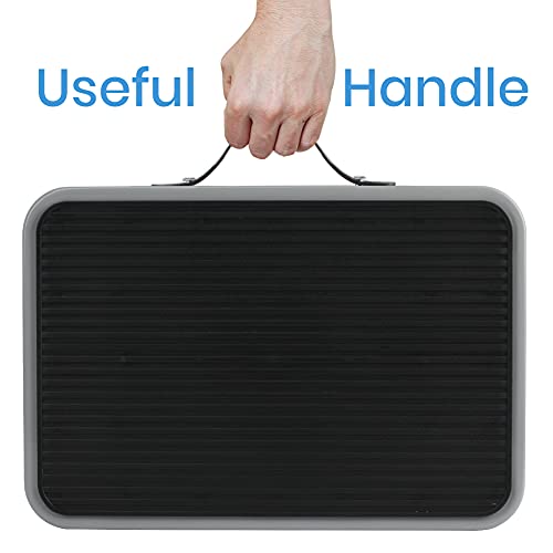 TreeLen 1-Step 330lbs Capacity Folding Metal Step Stool, Portable Step Ladder, Non-Slip, Sturdy TreeLen