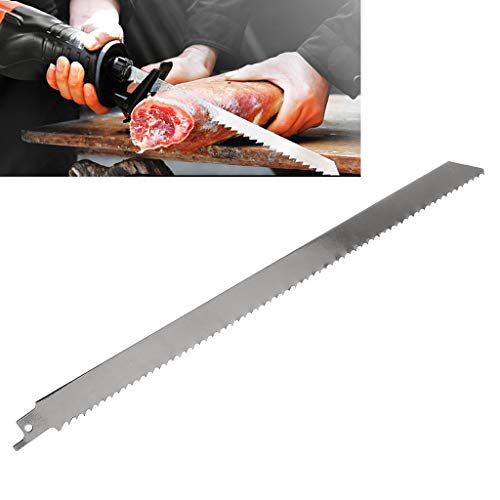KUKALE Power Tool, Stainless Steel 300mm Reciprocating Power Saw Blade With Fine Tooth Effective For Cutting Wood Woodworking Tool Supplies KUKALE