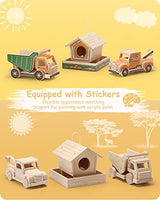 SainSmart Jr. Woodworking Building Kit, 3-in-1 Kids STEM Projects Set, DIY Wood Crafts Assembly Toys with Different Combinations for Boys and Girls SainSmart Jr.