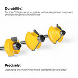 TOOLDO Router Bits Set 50 Pieces,1/4” Shank Tungsten Carbide Router Bits, Professional Router Bit Kit for DIY, Woodworking Project… TOOLDO