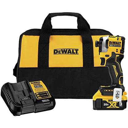 DEWALT DCF850P1 ATOMIC 20V MAX* 1/4 in. Brushless Cordless 3-Speed Impact Driver Kit - WoodArtSupply