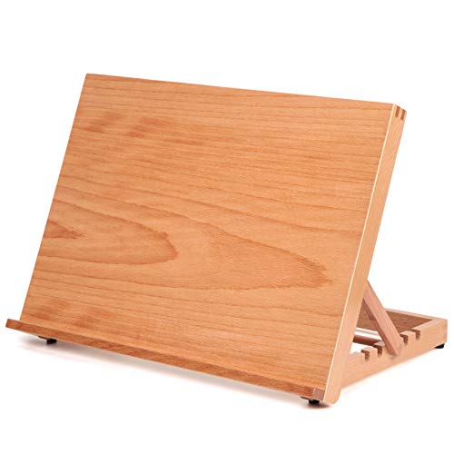 Falling in Art 5-Position Wood Drafting Table Easel Drawing and Sketching Board, 16 1/2 Inches by 12 1/8 Inches - WoodArtSupply