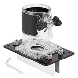2 in 1 Invisible Fastener Slotting Bracket, Woodworking Router Base, Mortising Jig, Trimmer Base, Grooving for Cabinet Wardrobe Furniture to Install Meticuloso