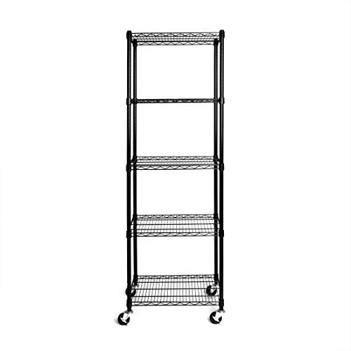 Seville Classics UltraDurable Heavy Duty NSF Solid Steel Wire Rack Storage Unit, Organizer for Garage, Warehouse, Office, Restaurant, Classroom, Seville Classics
