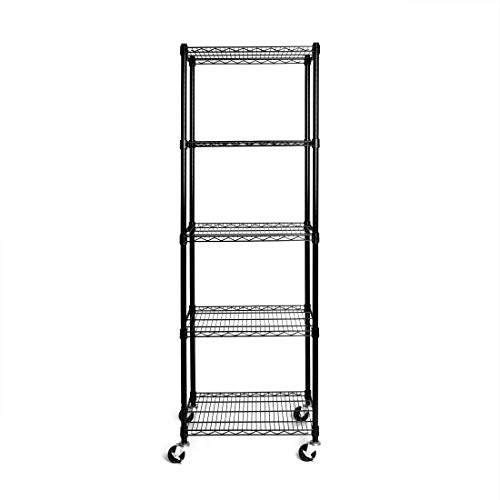 Seville Classics UltraDurable Heavy Duty NSF Solid Steel Wire Rack Storage Unit, Organizer for Garage, Warehouse, Office, Restaurant, Classroom, - WoodArtSupply