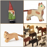 RHBLME 40 PCS Basswood Carving Blocks, 4" x 1" x 1" Unfinished Wood Blocks for Carving, Wooden Cubes Soft Solid Wooden Basswood for Wood Carving RHBLME