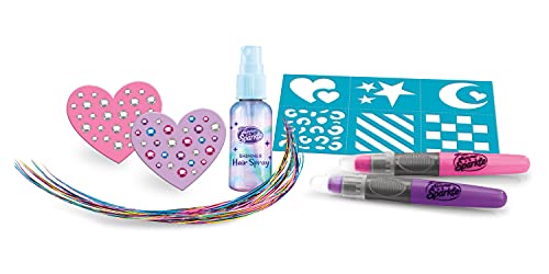 Shimmer ‘n Sparkle Glitter and Glam Metallic Hair Art Set with Hair Chalk Pens and Hair Gems by Cra-Z-Art Cra-Z-Art