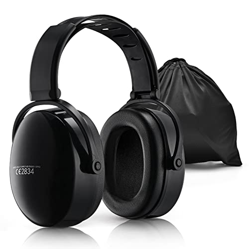 Ear Protection for Shooting, Noise Cancelling Headphones for Autism, Adjustable Noise Cancelling Ear Muffs for Adults, Earmuffs Hearing Protection Onhear