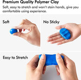 Polymer Clay, Shuttle Art 57 Colors Oven Bake Modeling Clay, Creative Clay Kit with 19 Clay Tools and 10 Kinds of Accessories, Non-Toxic, Non-Sticky, Shuttle Art