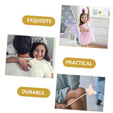 Toyvian 12 Pcs Wand Diy Princess Wand Kit Unfinished Fairy Wands Butterfly Wand Fairy Wand Crafts Diy Painting Toys Kids Princess Diy Fairy Wand Toyvian