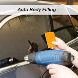 DaKuan Set of 9 Body Filler Spreaders Automotive Body Fillers, 4, 5, 6 Inch Reusable Plastic Spreader for Applying Fillers, Putties, Glazes, Caulks DaKuan