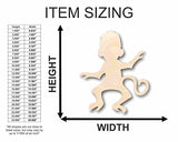 Unfinished Wood Monkey Shape - Animal - Wildlife - Craft - up to 24" DIY 8" / 1/4" 24 Hour Crafts