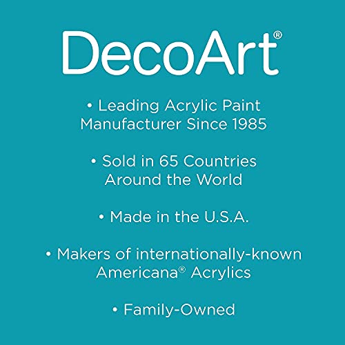 DecoArt Americana Decor Satin Enamels - 2 Pack 8 Oz Classic Black Acrylic Paint Set for Wall Decor, Kitchen Decor, Home Decor Wall Art - DIY Projects - WoodArtSupply