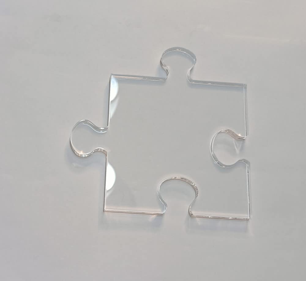 Acrylic Router Template,Puzzle Piece Serving Board Router Template for Charcuterie Home Kitchen Cutting Board Handle (Large) Yuxuanish