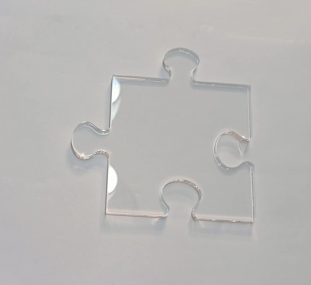 Acrylic Router Template,Puzzle Piece Serving Board Router Template for Charcuterie Home Kitchen Cutting Board Handle (Large) - WoodArtSupply