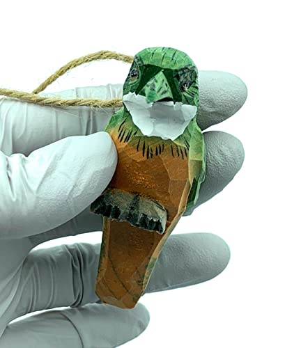 YEEYAYA Hummingbird 3.8 inch Wood Sculpture Hand Made woodcarvings A Birds Pendant Arts Crafts Home Decor Room Decor YEEYAYA