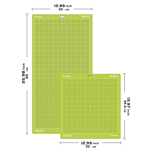 ReArt Cutting Mat - Standard 12x24 Inch 3 Packs and 12x12 Inch 5 Packs ReArt