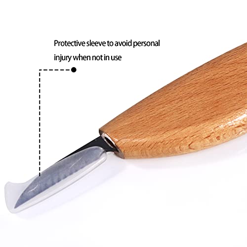 JULAR Wood Carving Detail Knife, Chip Carving Knife for Beginners Hobbies Whittling Tool for Men, Women, Adults, and Kids JULAR
