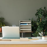 OLYCRAFT 6-Hole Wood Desktop Pen Holder with 12mm Round Hole Fountain Pen Stand Rustic Wooden Pen Organizer Office Desk Pen Holder for Pen Storage OLYCRAFT