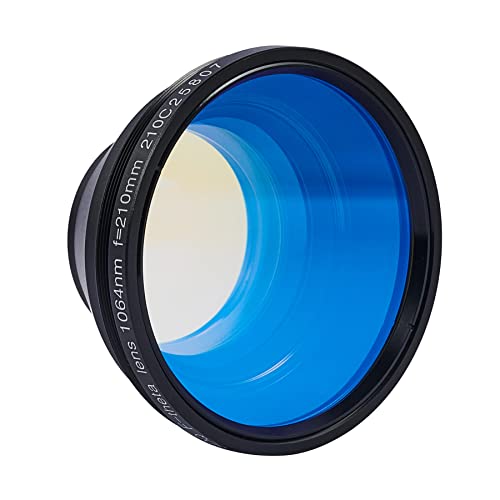 OMTech F Theta Lens for Fiber Laser Engravers, 150x150mm Replacement Optical Scanning Lens for 1064nm Fiber Cutter Marking Engraving Machines, Laser OMTech