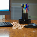 Luxshiny Feng Shui Natural Wood Dragon Statue, Carved Unpainted Wooden Dragon Figurine Zodiac Mascot 2024 Year of Dragon Sculpture Good Luck Chinese Luxshiny