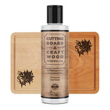 Cutting Board and Craft Wood Finishing Oil - 8oz Food-Safe Mineral Oil with Citrus Scent - Made in USA - Natural Conditioner for Cutting Boards, Samorillo