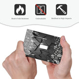 Xuejiaku Light Switch Cover Glitter Diamond Shiny Drips 1 Gang Wall Plate Cover Black Geometric Single Toggle Outlet Covers Decorative Switchplate Xuejiaku