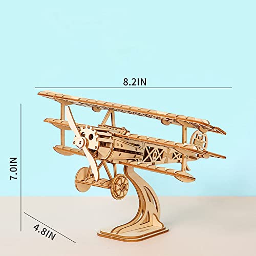 3D Wooden Puzzle Assemble Toy-DIY Model Craft Kit-Home Decoration-Best Educational Birthday Day Gift for Boys Girls Friends Son Adults