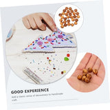 Operitacx 100pcs Coffee Colored Beads Wood Jewelry Charms Wood Bead Charms Wood Pendant Charms Bracelet Craft Beads Kids Charm Bracelet Bead Jewelry Operitacx
