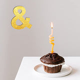 12 Inch Wooden Symbol &, 1/4 Inch Thick Large Unfinished Wood Letter for DIY Crafts Home Wall Decor TDOCK