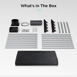 Creality Laser Engraver Enclousre Pro,Fireproof and Dustproof Protective Cover with Exhaust Fan 4000RPM,28.3 x 28.3x 15.7in Against Odor and Noise Creality