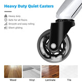 Mineloff Rolling Stool with Wheels 400lbs Weight Capacity,Heavy Duty Lash Chair Adjustable for Tatoo Lab Massage Salon Spa Drafting Nail Teach,360 Mineloff