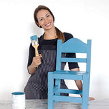 Chalk Wax Paint Brush 4PCs Set Including 3 Small Paint Brushes for Furniture Painting and 1 Large Chalk Brush, Bristle Paint Brushes Set Compatible MODERN ART SUPPLIES A PRODUCT OF SMARTVISION CO