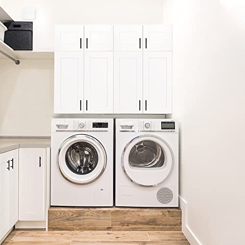 Design House Brookings Unassembled Shaker Wall Kitchen Cabinet, 30x12x12, White Design House