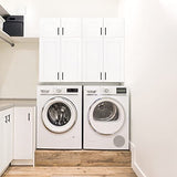 Design House Brookings Unassembled Shaker Wall Kitchen Cabinet, 30x12x12, White Design House