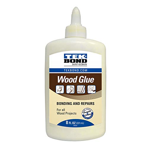 Tekbond Wood Glue, PVA Wood Glue for Furniture and Woodworking, 8oz (Pack of 1) - WoodArtSupply