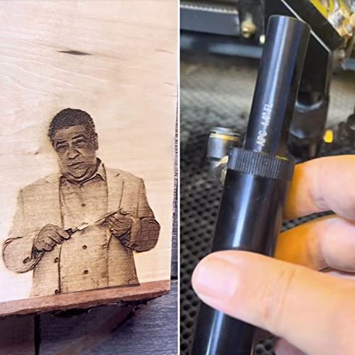 APC Co2 Laser Nozzle and Lens Tube with 18mm Dia Lens Uses PN-16.1550-KIT4-RLA Complete Package of 4-Piece Kit 38.1, 50.8, 63.5, 101.6 W/Noz, American Photonics