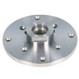 findmall 6 Inch Steel Wood Lathe Face Plate 1-1/4 Inch x 8TPI Threaded with Locking Set Screw to Secure on Spindle for Wood Lathe Turning Reversing findmall