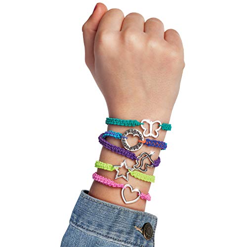 Creativity for Kids Friends Forever Bracelet Craft Kit - Create DIY 6 Friendship Charm Bracelets - Complete Kids Jewelry Kit - WoodArtSupply