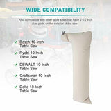 Table Saw Dust Collector Bag (10" Tablesaws with 2.5" Dust Port) Fits Bosch/Dewalt/Makita/Ryobi/Craftsman/Porter XHBAN
